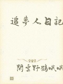 追梦人日记网