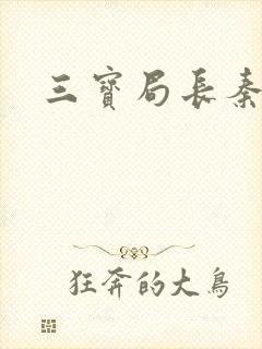 三宝局长秦守仁