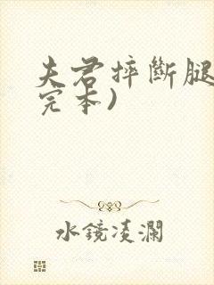 夫君摔断腿后(完本)