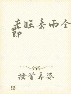 老旺秦雨全部章节