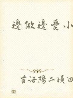 边做边爱小说