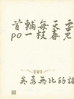 首辅每天要不够po一枝春免费阅读