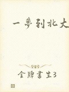 一梦到北大