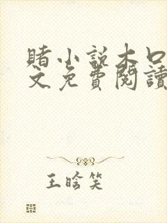 赌小说木口银全文免费阅读笔趣阁