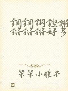 铜铜钢铿锵锵锵锵锵锵好多少阅读