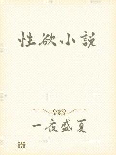 性欲小说