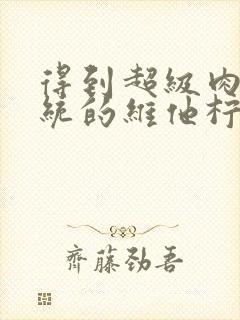 得到超级肉禽系统的维他柠檬茶