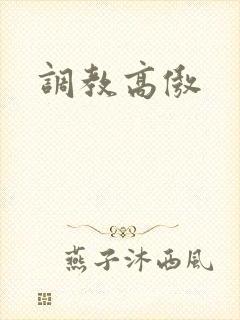 调教高傲