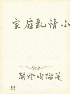 家庭乱情小说