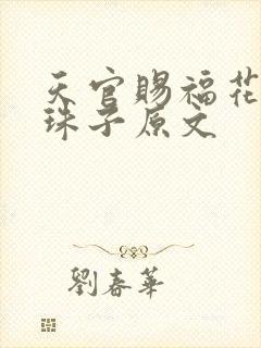 天官赐福花怜塞珠子原文