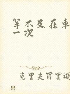 等不及在车里做一次