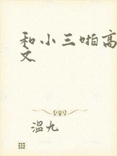 和小三啪高辣h文