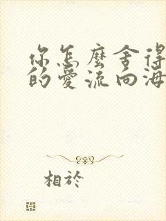 你怎么舍得让我的爱流向海