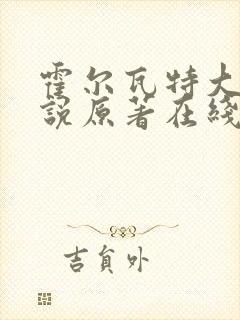 霍尔瓦特大街小说原著在线阅读