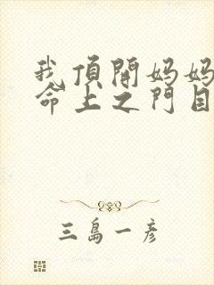 我顶开妈妈的生命上之门目录