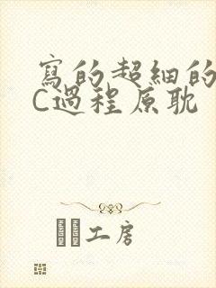 写的超细的多肉C过程原耽