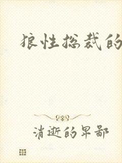 狼性总裁的尤物