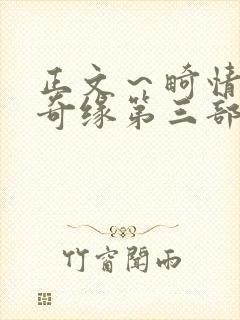 正文～畸情内裤奇缘第三部