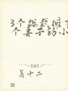 3个总裁拥有一个妻子的小说