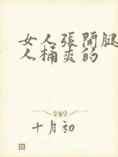 女人张开腿让男人桶爽的