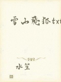 雪山飞狐txt