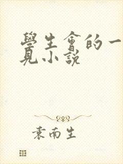 学生会的一己之见小说