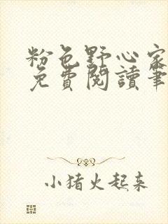 粉色野心家全文免费阅读笔趣阁