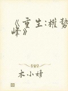 《重生:权势巅峰》