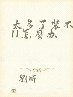 太多了装不下h11怎么办