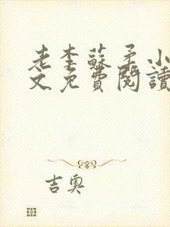 老李苏柔小说全文免费阅读