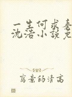 一生何求秦菲雪沈浩小说免费阅读全文笔趣阁