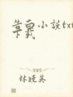 告白小说txt下载