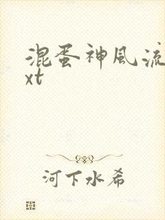 混蛋神风流史txt