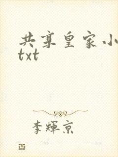 共享皇家小公主txt