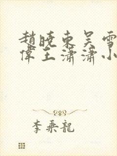 赵晓东吴雪晴郑伟王潇潇小说