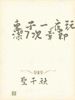 东子一夜玩弄白洁7次章节