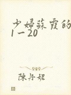 少妇苏霞的沉沦1一20