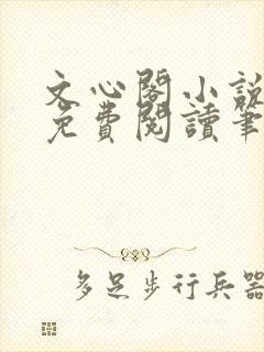 文心阁小说全文免费阅读笔趣阁