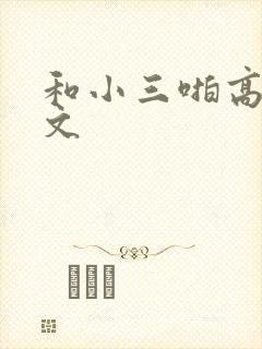 和小三啪高辣h文
