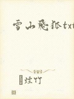 雪山飞狐txt