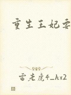 重生王妃要和离