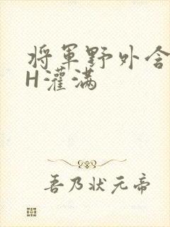 将军野外含公主H灌满