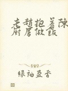 老赵抱着陈婷在厨房做饭