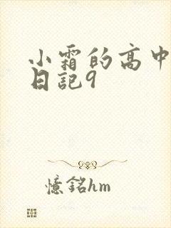 小霜的高中成长日记9