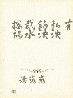 总裁的私有宝贝祸水泱泱