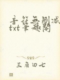 音符无删减全文txt笔趣阁