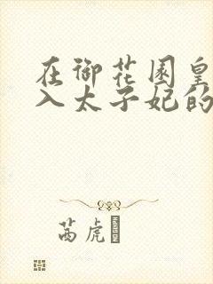 在御花园皇上进入太子妃的小说