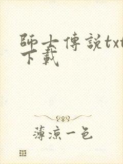师士传说txt下载