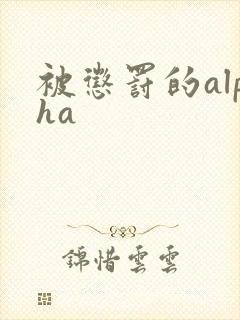 被惩罚的alpha