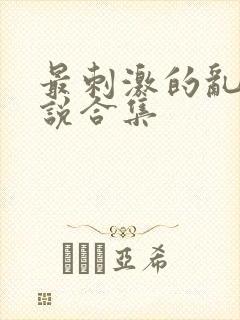 最刺激的乱惀小说合集